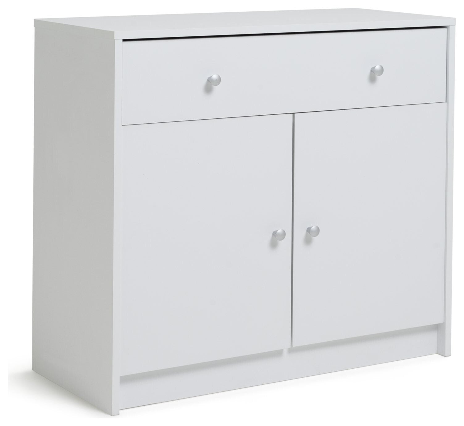 Maine 2 Door 1 Drawer Sideboard - White