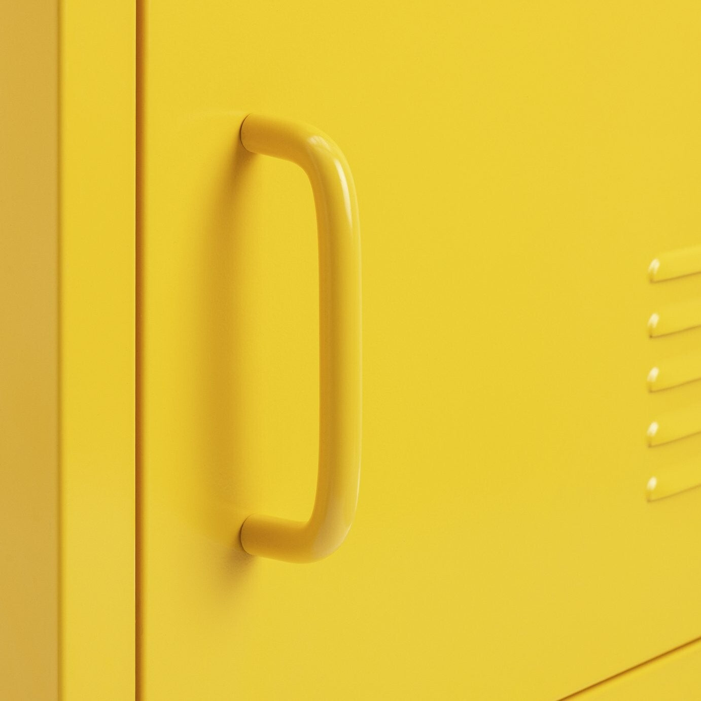 Habitat Stevie 1 Door Bedside Table - Mustard