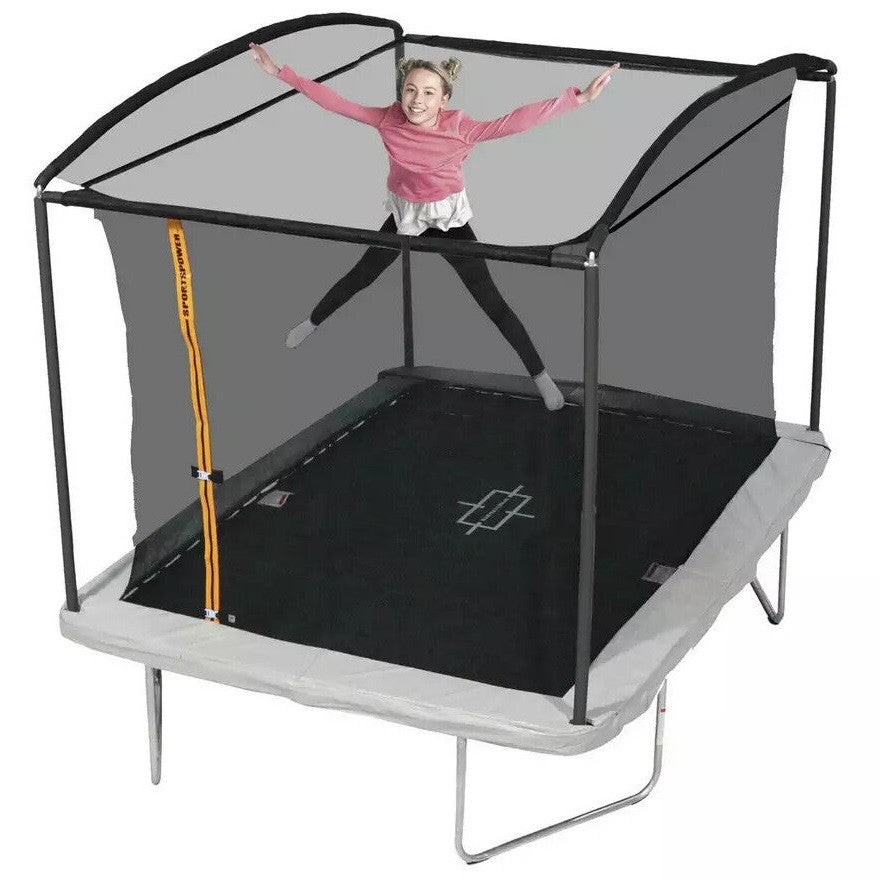8FT 10FT 12FT Trampoline With Enclosure Rectangular Garden Anchor Accesorries
