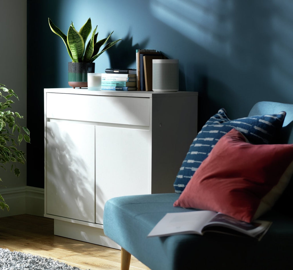 Habitat Cubes Small Sideboard - White ( B Grade 37570 )