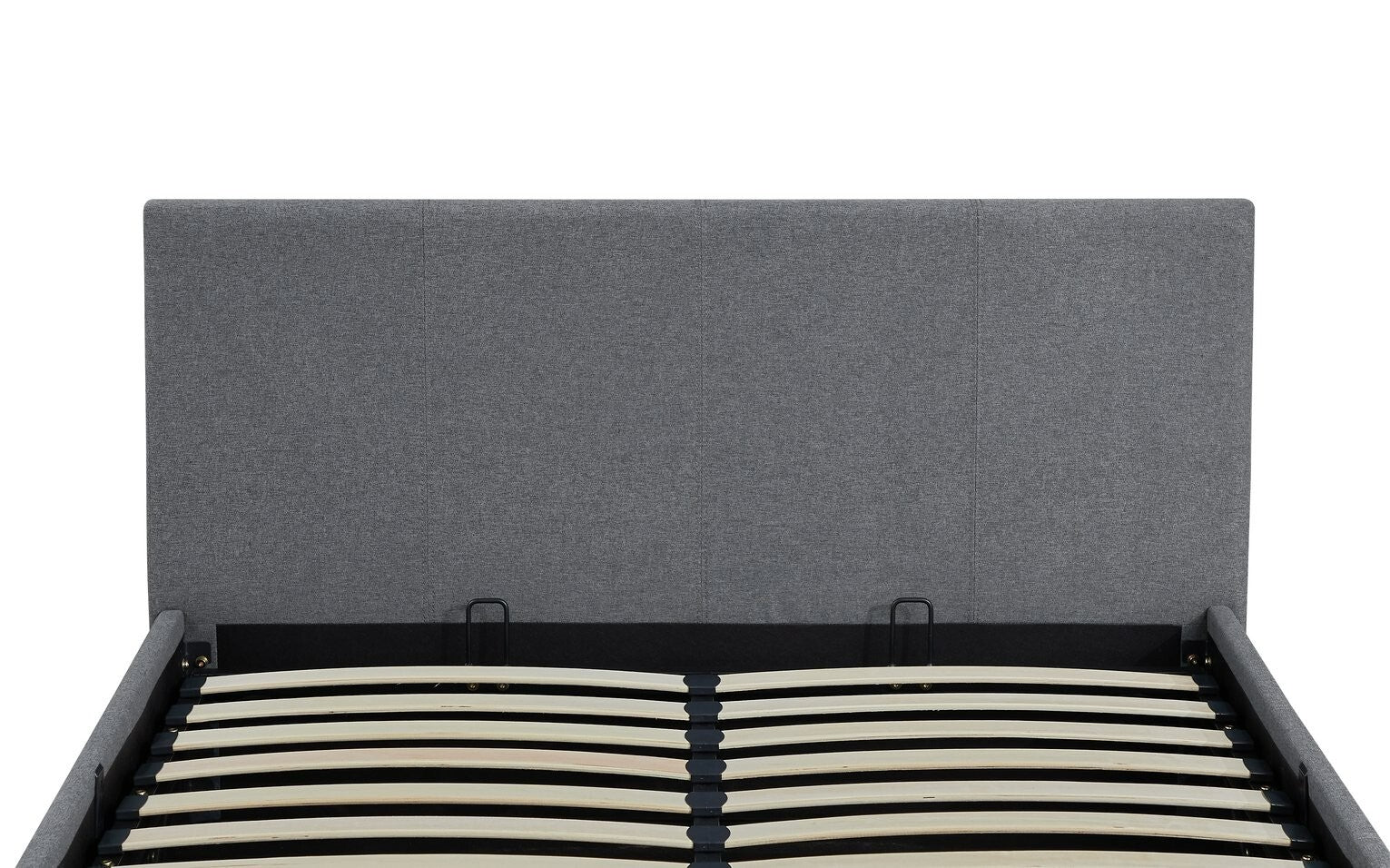 Heathdon Double End Lift Ottoman Bed - Grey