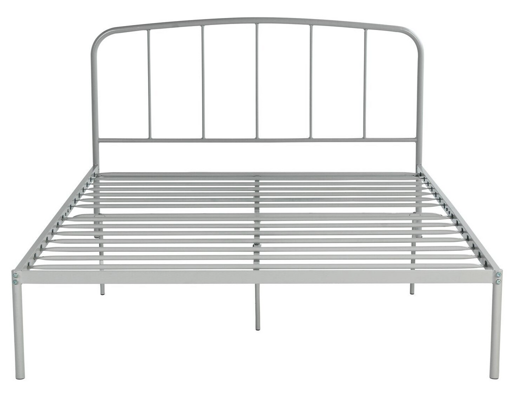 Freja Small Double Metal Bed Frame - Silver ( B Grade 35323 )