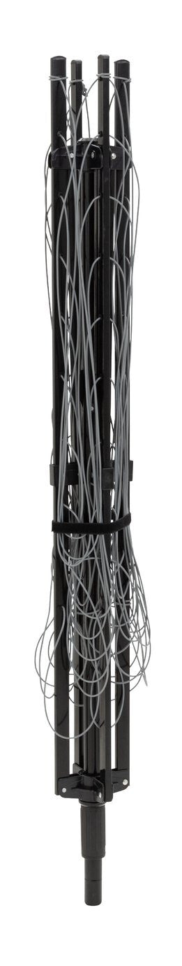 Home 45m 4 Arm Rotary Airer | Heavy Duty Outdoor Clothes Drying Line for Garden