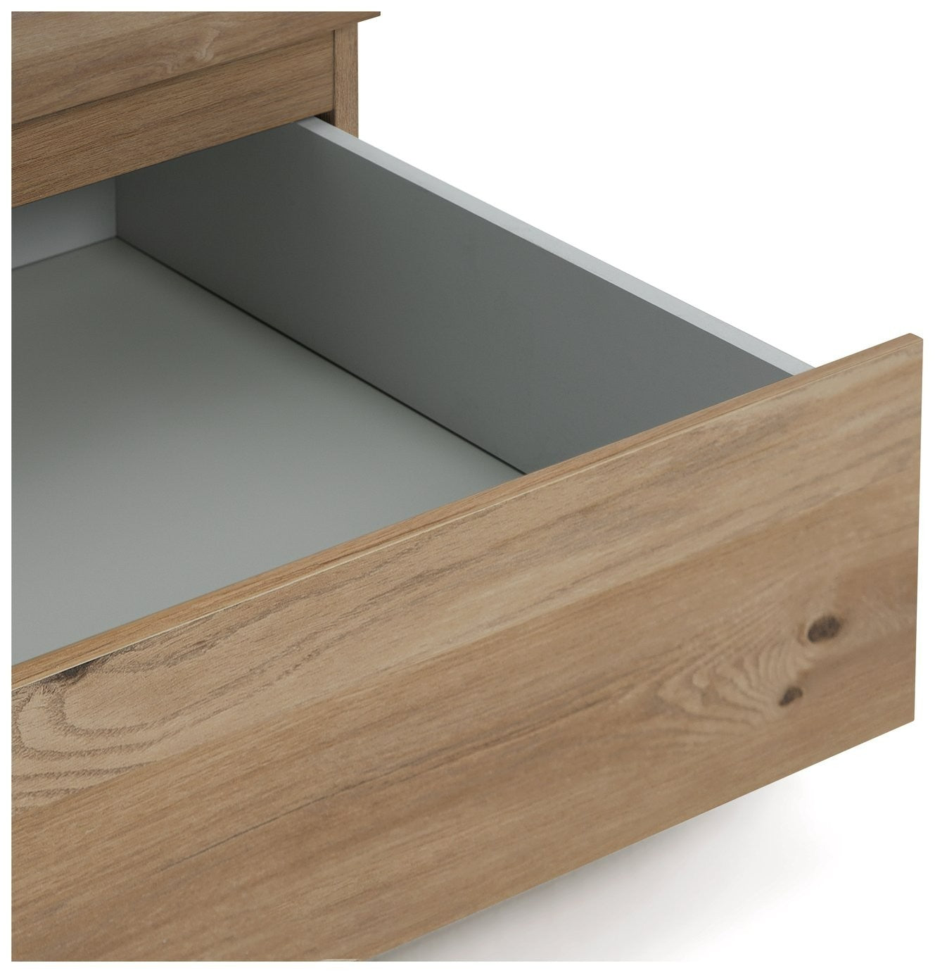 Jenson 2 Door 2 Drawer Mirror Wardrobe - Oak Effect | Mirror wardrobe oak finish