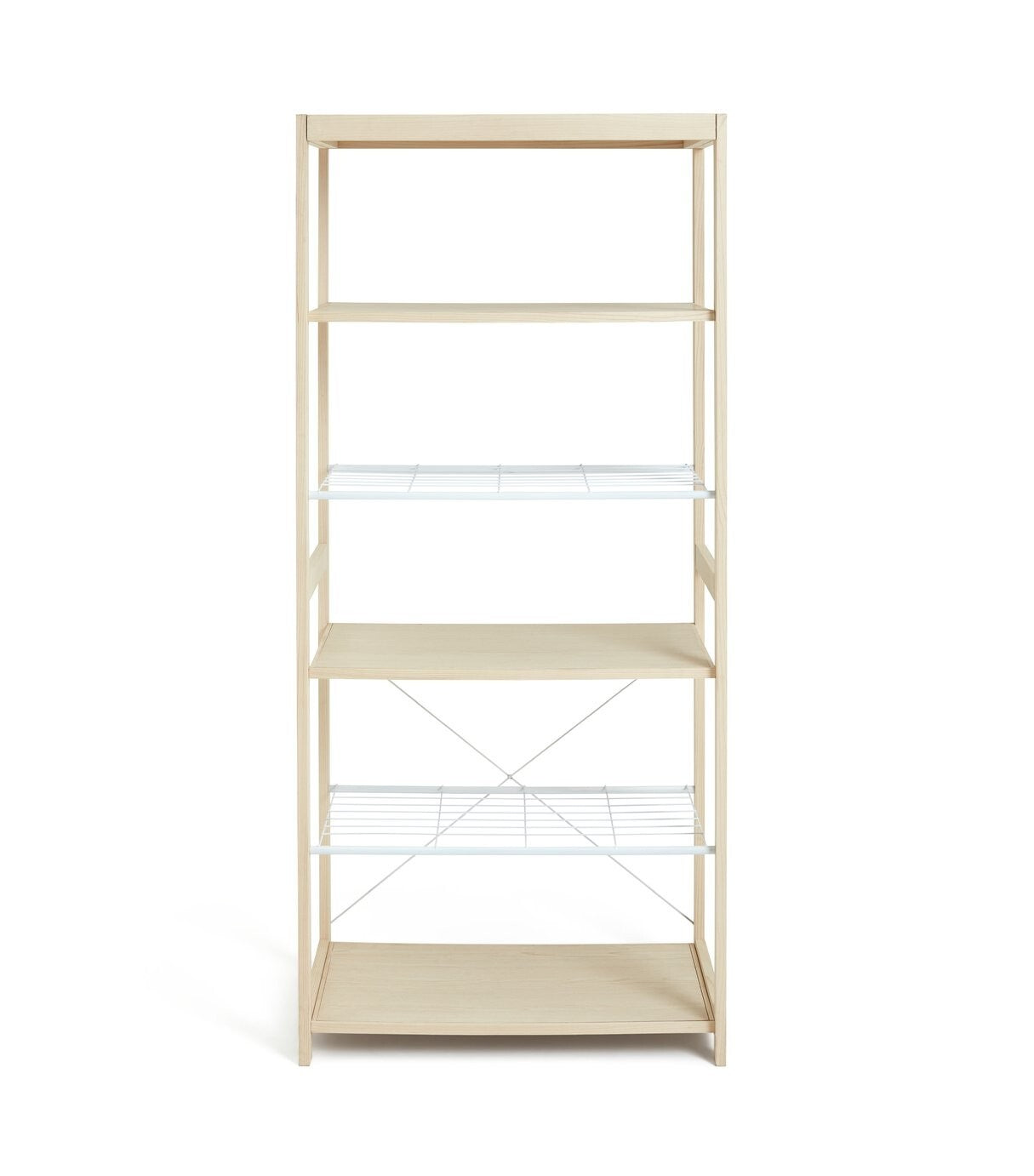 Habitat Flicka Open 5 Shelf Wardrobe - Pine