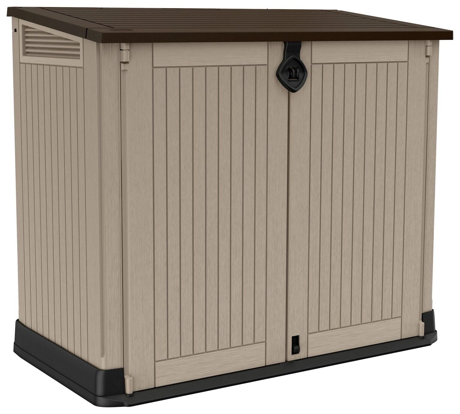 Keter Store It Out Midi 880L Garden Storage Box-Beige Brown