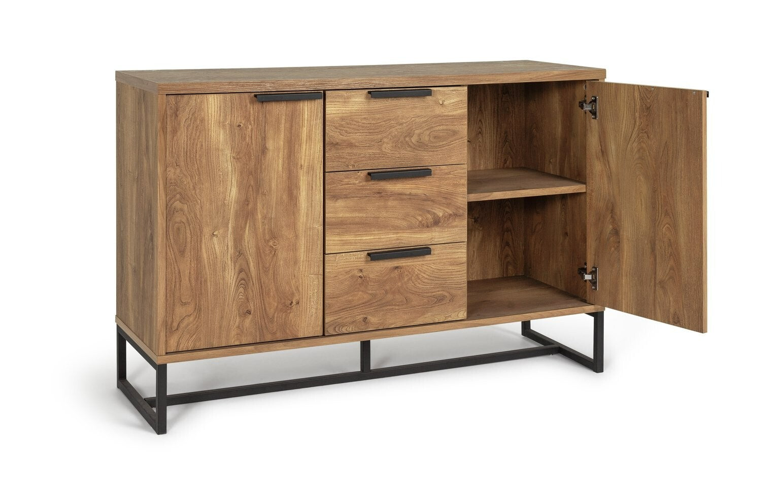 Habitat  2 Door 3 Drawer Sideboard - Oak Effect
