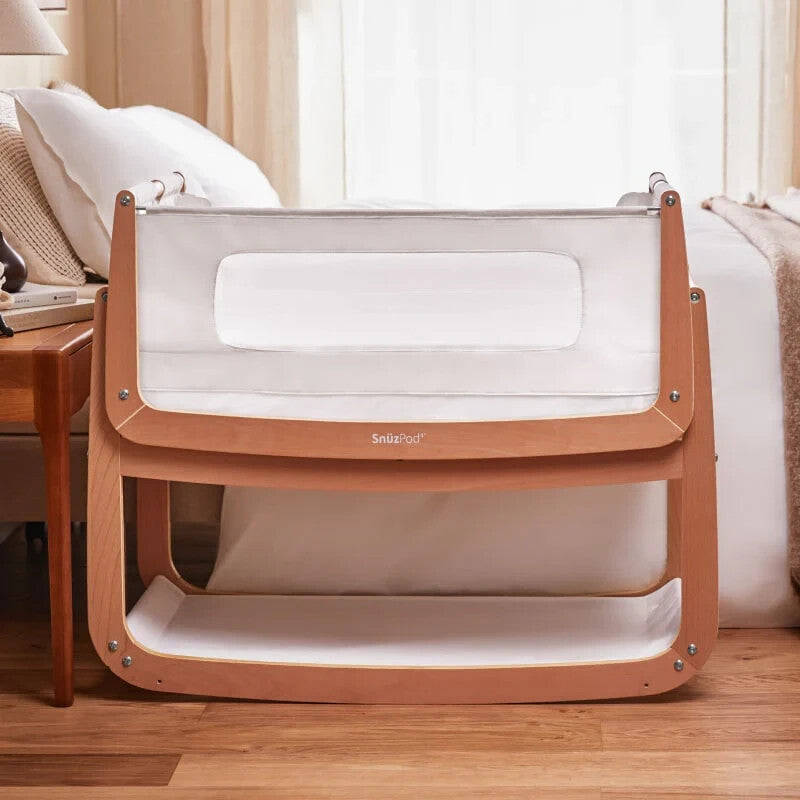 SnuzPod 4 Bedside Crib - Natural
