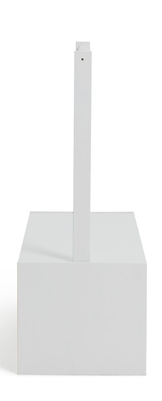 Habitat Rico Rail with Storage Unit White | Kids Clothes Rail Storage Drawers