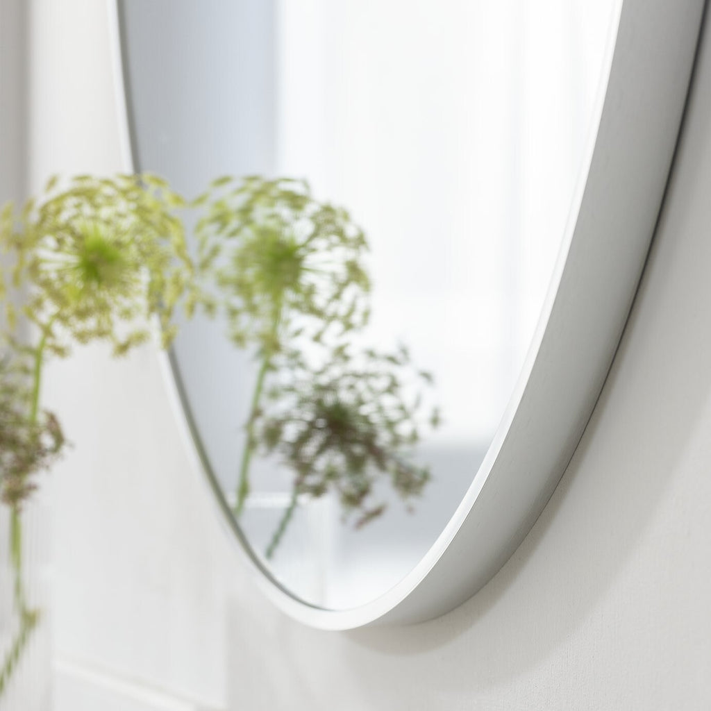 Habitat Katun Round Wall Mirror - Silver - 80x80cm