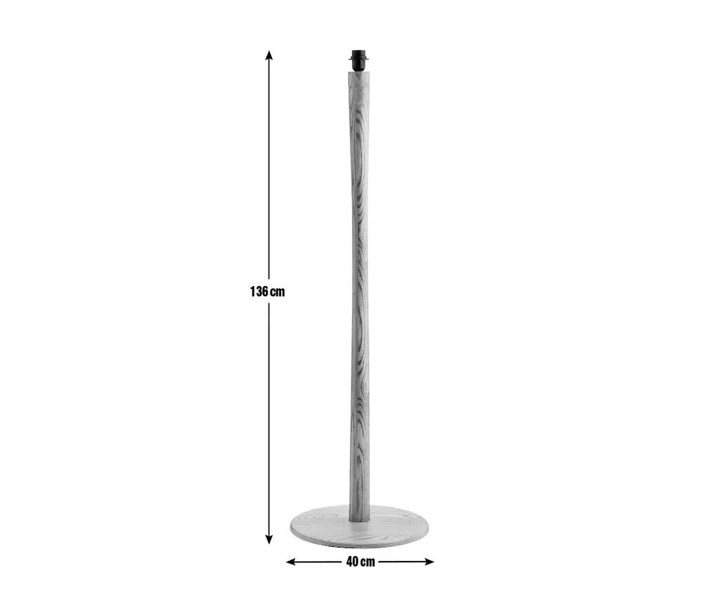 Habitat Pole Floor Lamp Base - Walnut