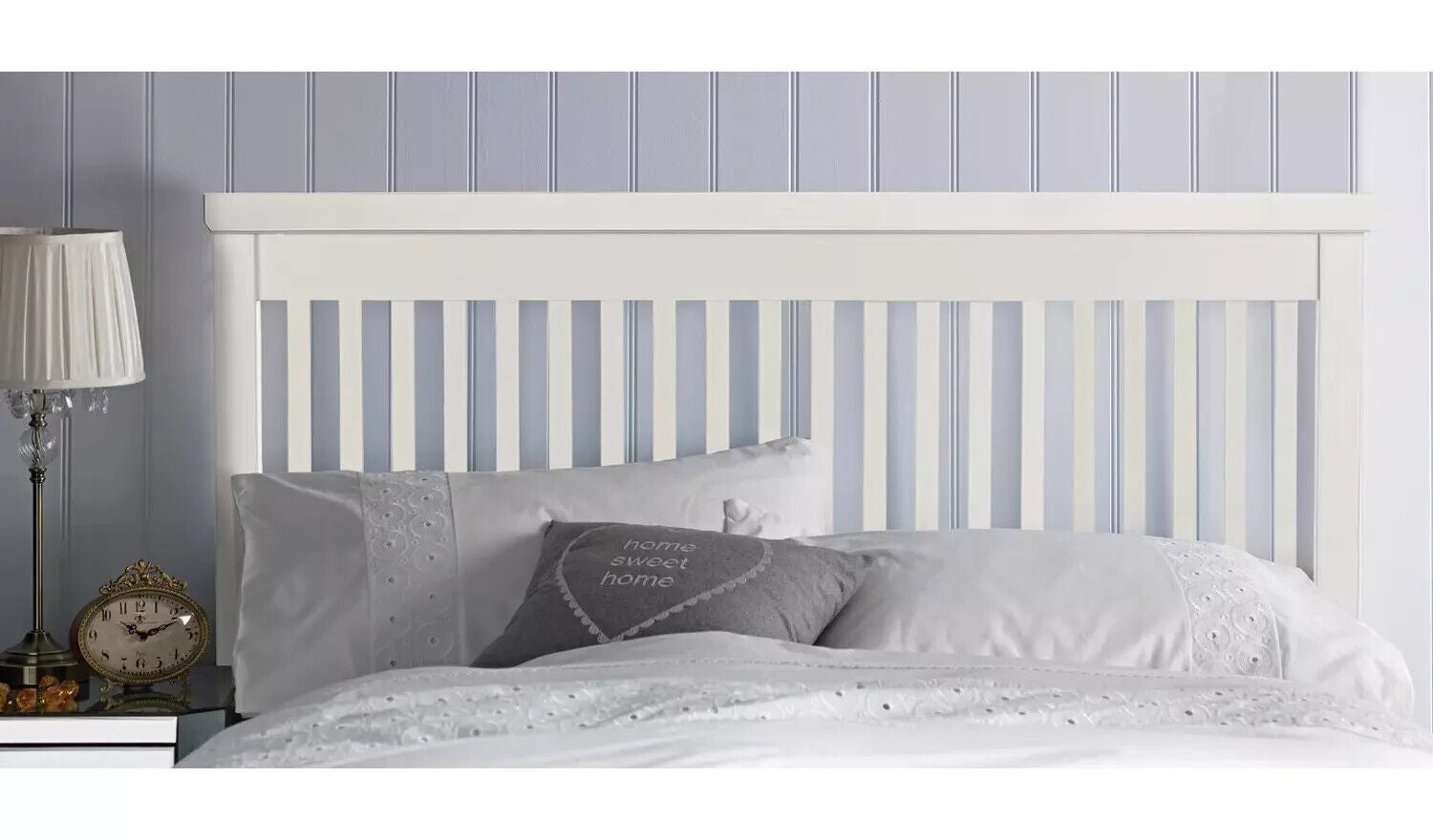 Aubrey Kingsize Headboard - White