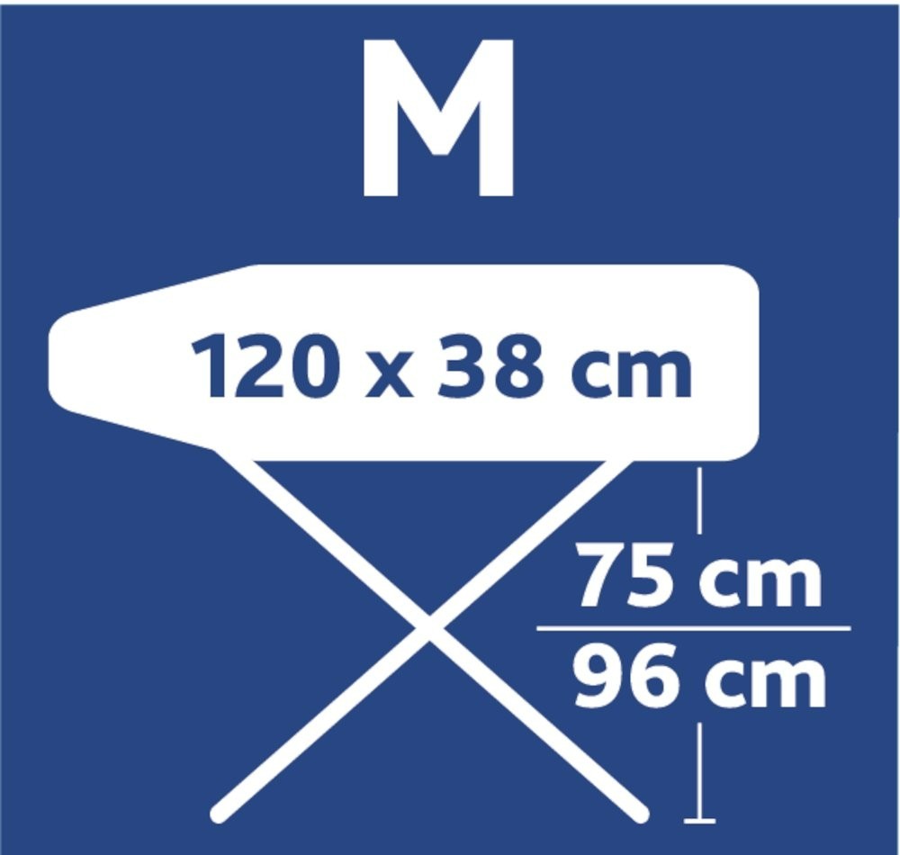 Vileda Star 120 x 38cm Child Safe Ironing Board - Blue | Ironing Table
