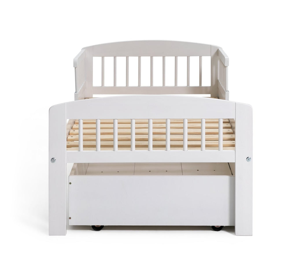 Jesse Toddler Bed With Drawer - White ( B Grade 19056 )