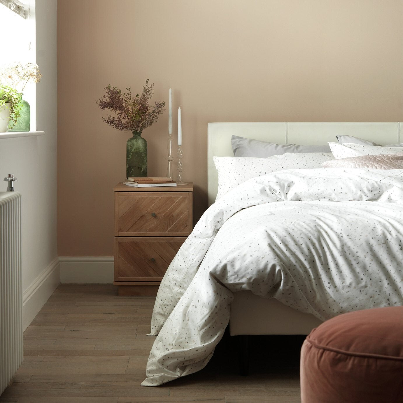 Skylar Double Bed Frame - White
