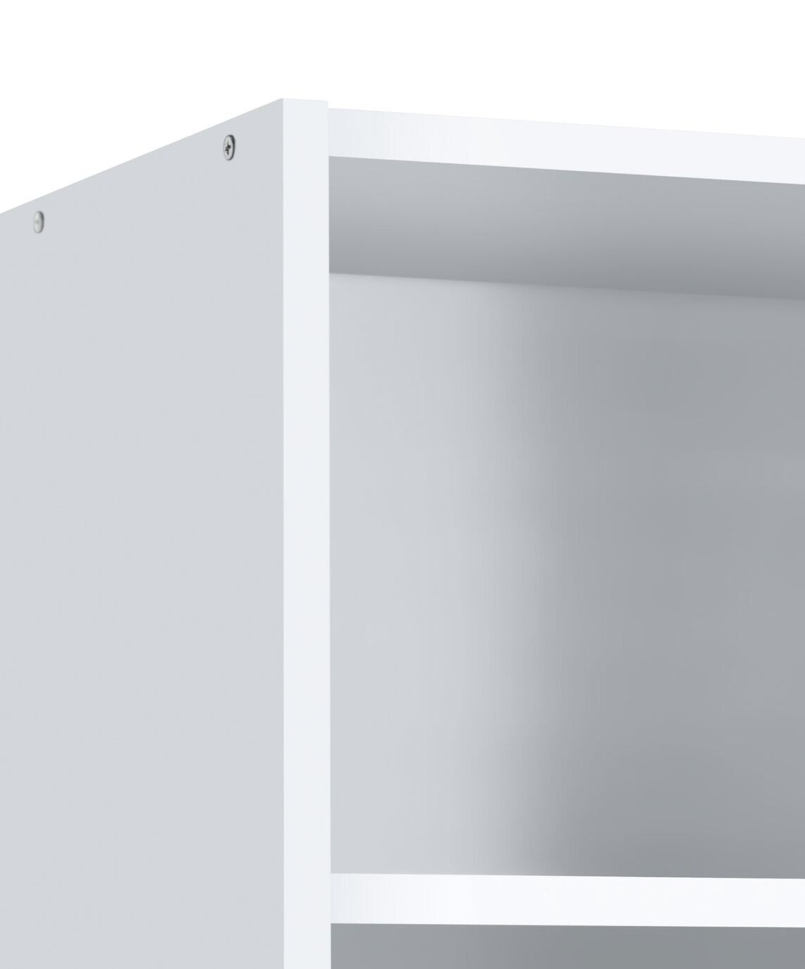 Maine Narrow Bookcase - White ( B Grade 39252 )