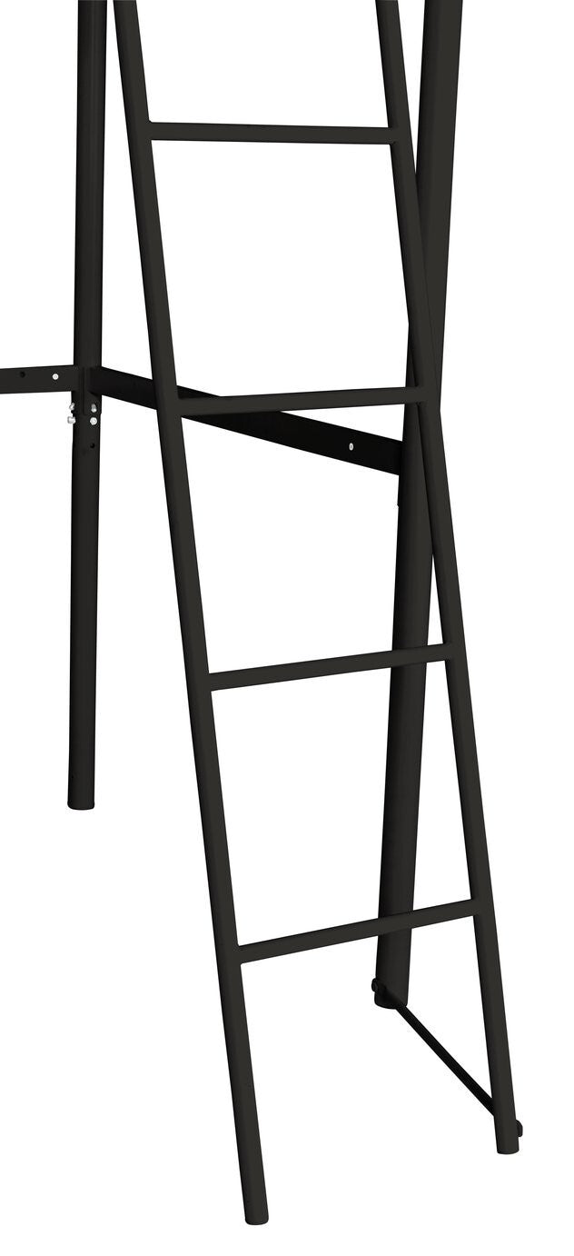 Home Riley High Sleeper Metal Bed Frame - Black