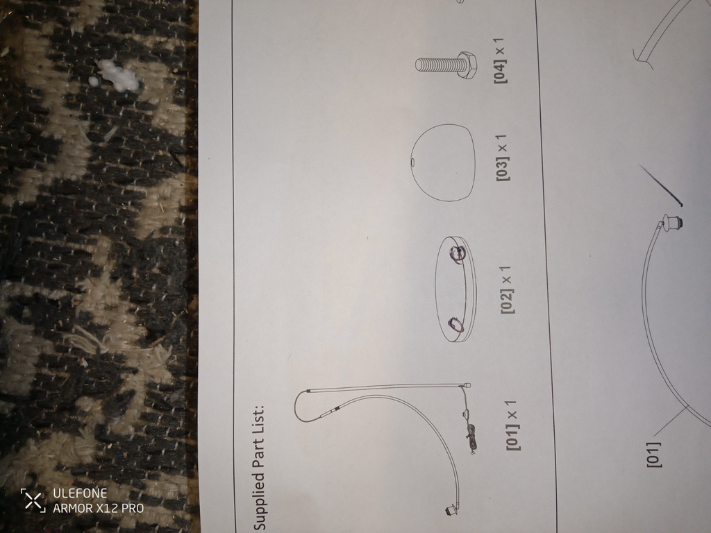 Habitat Wilderness Large Arc Floor Lamp ( B Grade 56475 )