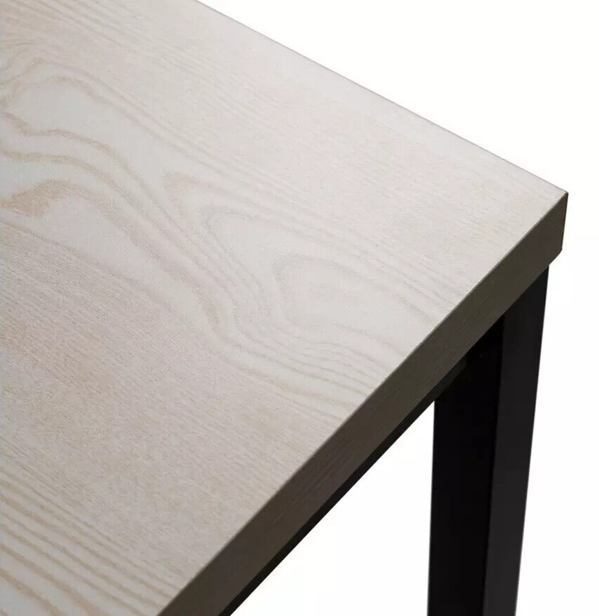 Habitat Zayn Metal 2 Seater Bar Table - Black & Birch ( B Grade 36563 )