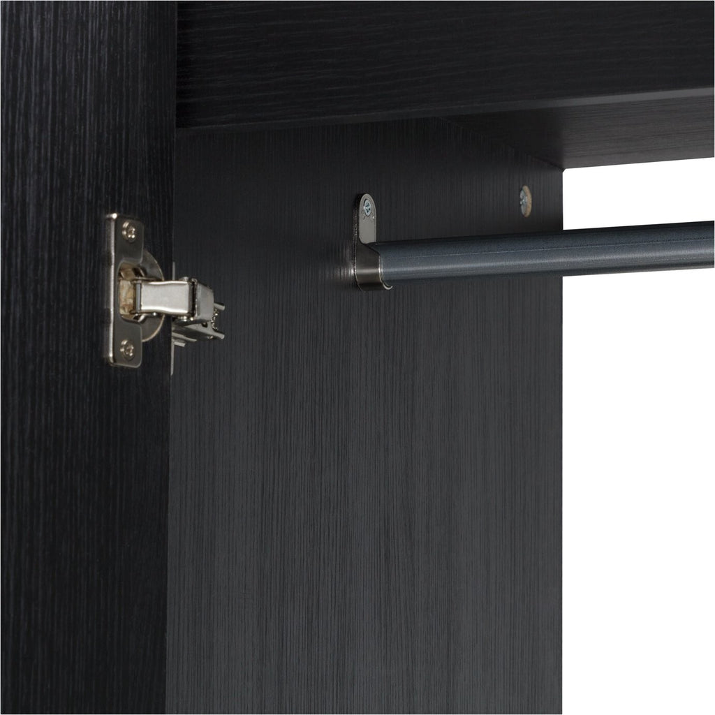 Malibu 2 Door 2 Drawer Wardrobe -Black Oak Effect ( B Grade )