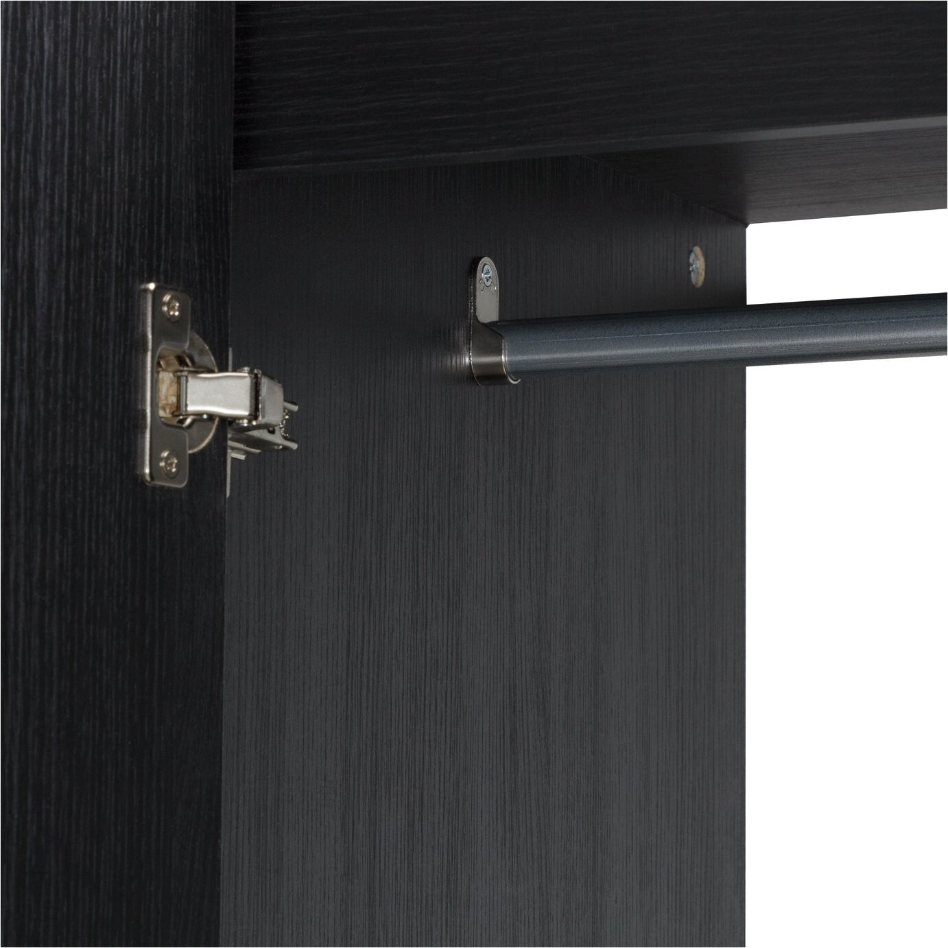 Malibu 2 Door 2 Drawer Wardrobe -Black Oak Effect ( B Grade )