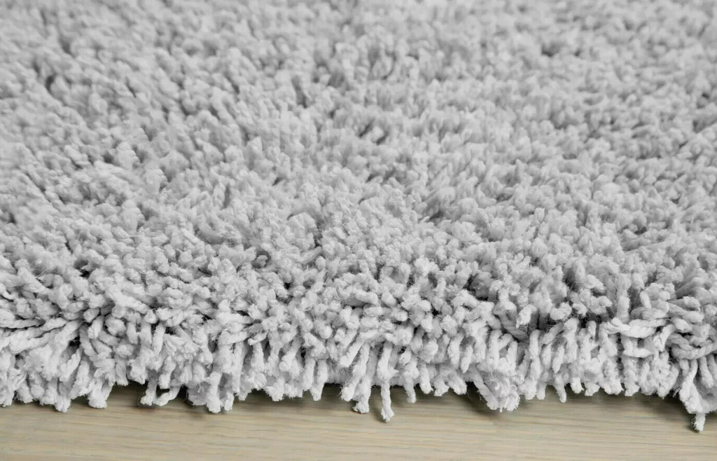 Habitat Noodle Shaggy Plain Rug - Grey - 160x230cm