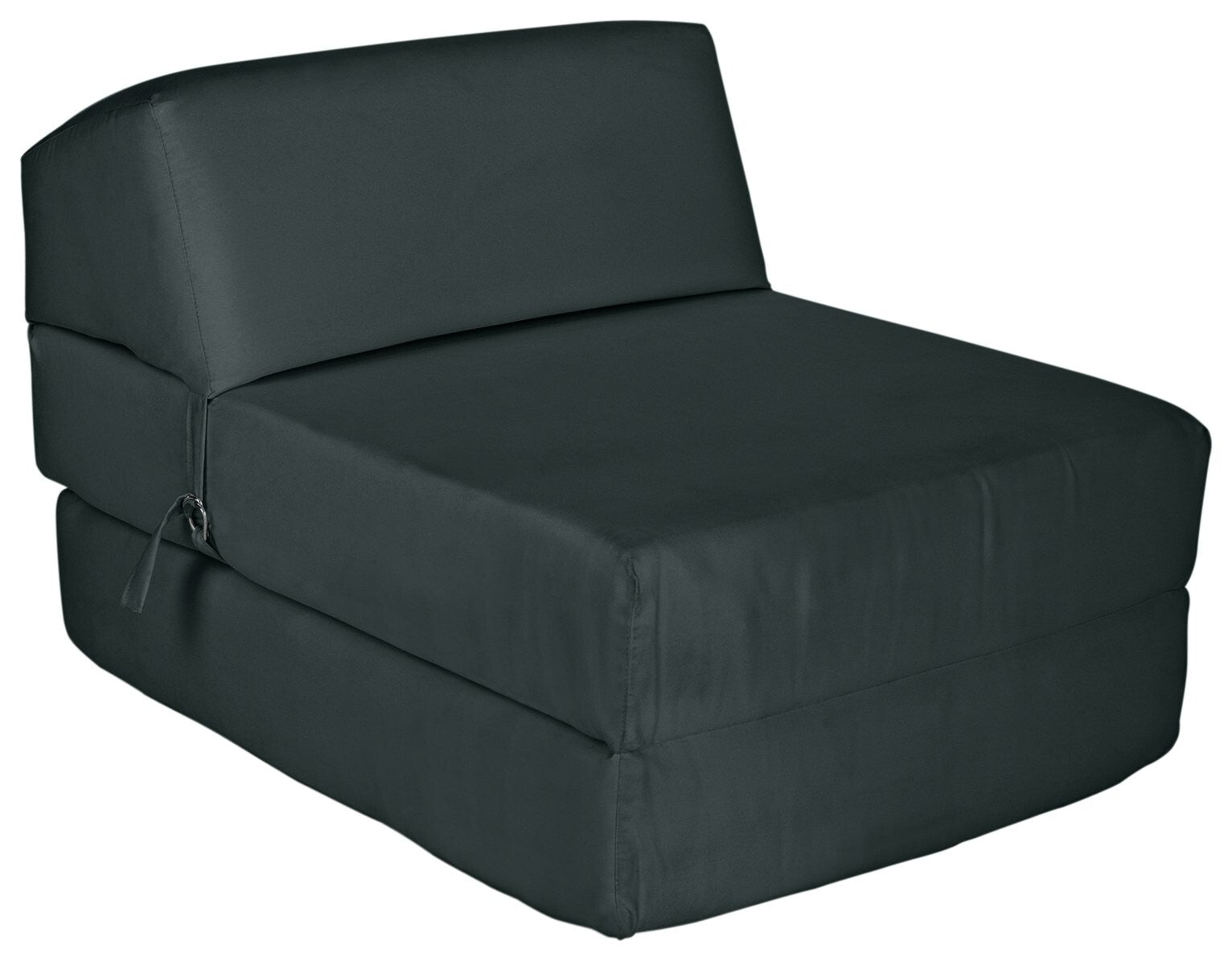 Kaikoo Single Fabric Chairbed - Jet Black