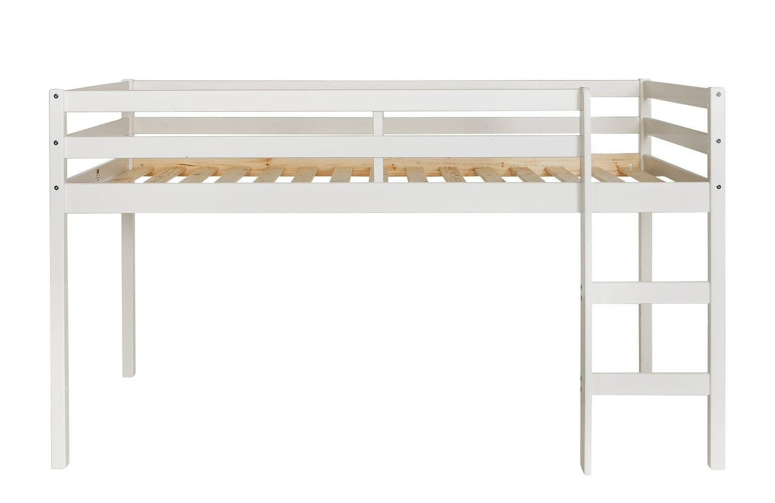 Kaycie Mid Sleeper Single Bed Frame - White