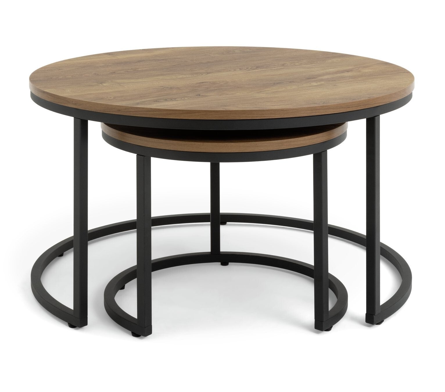 Habitat Nomad Nest of 2 Coffee Tables - Oak ( B Grade 36332 )