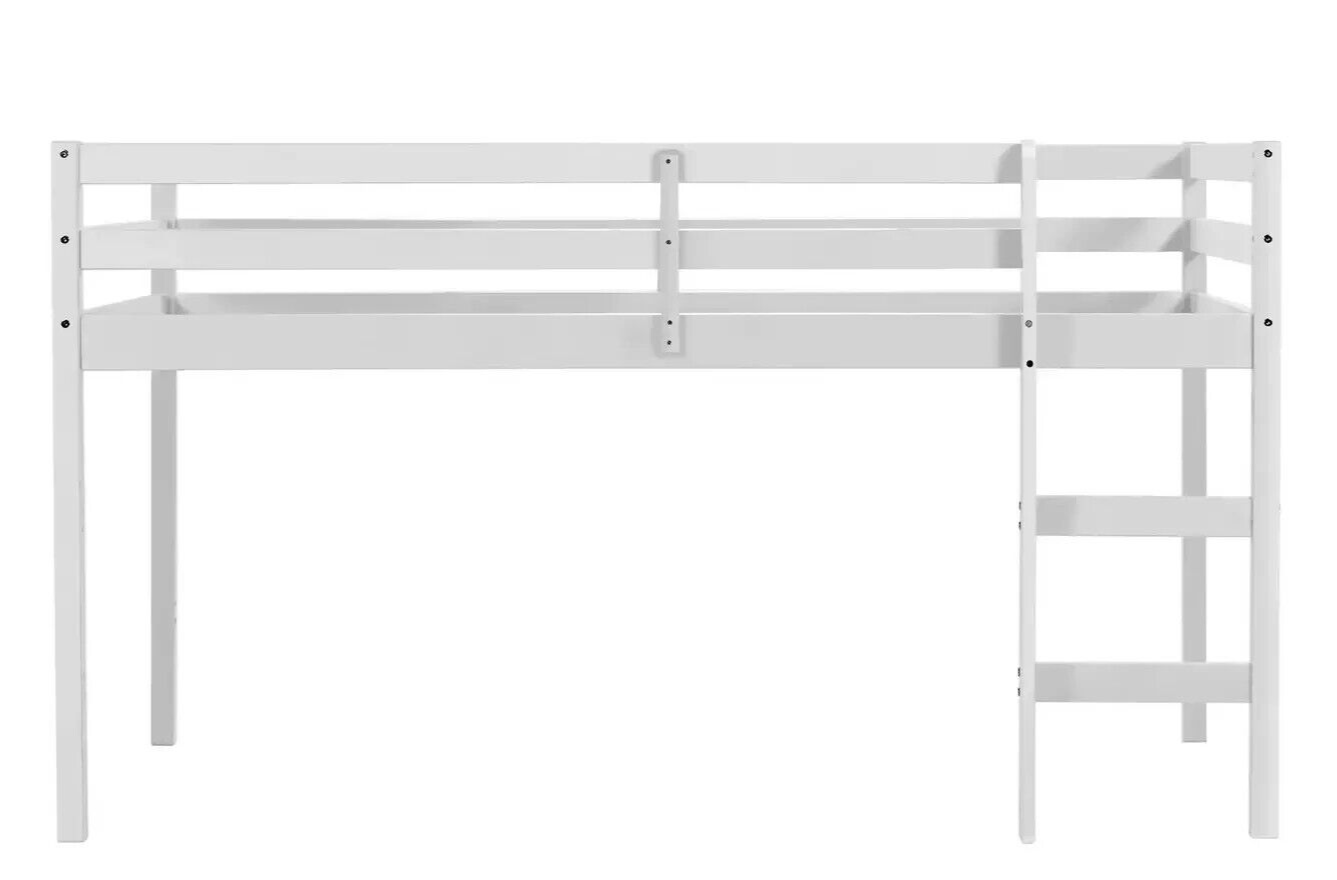 Kaycie Mid Sleeper Shorty Bed Frame - White