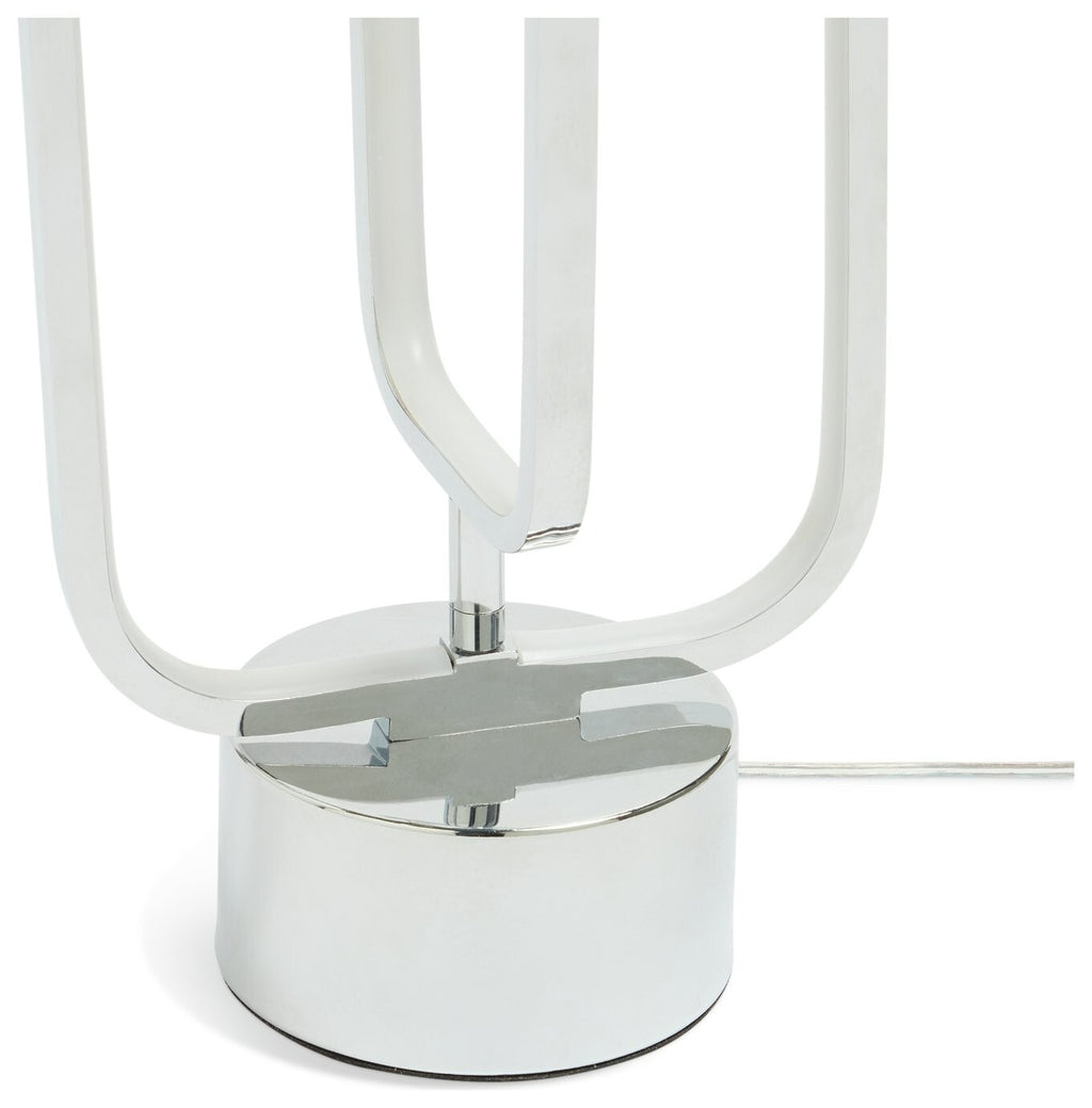 Habitat Sio LED Column Floor Lamp - Chrome