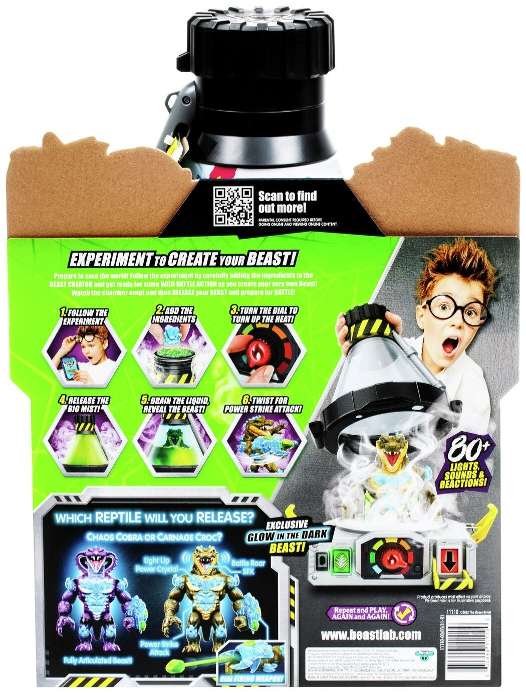 Beast Lab Exclusive Reptile Playset