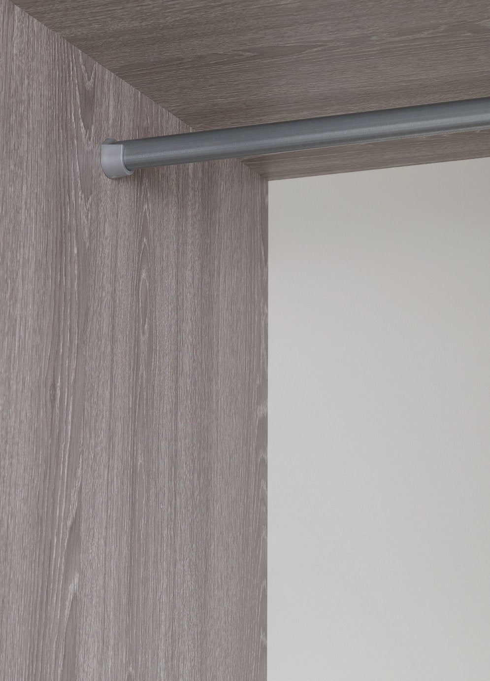 Seville 2 Door Wardrobe - Grey Oak Effect