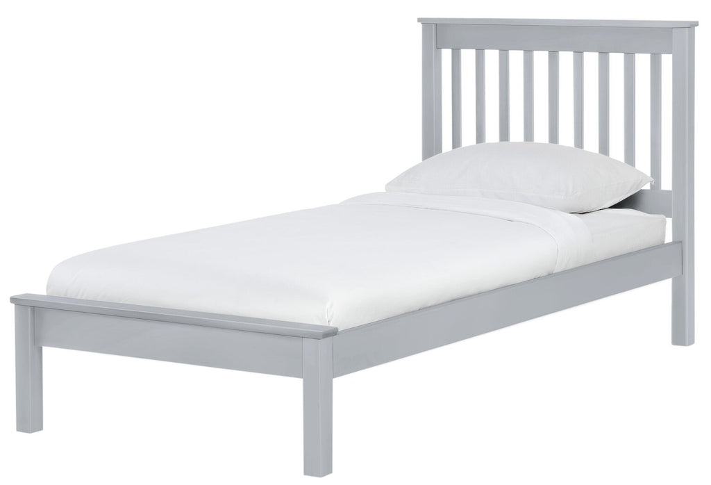 Aspley Single Wooden Bed Frame - Grey | Kids Bedroom Furniture or Guest Bed Fram