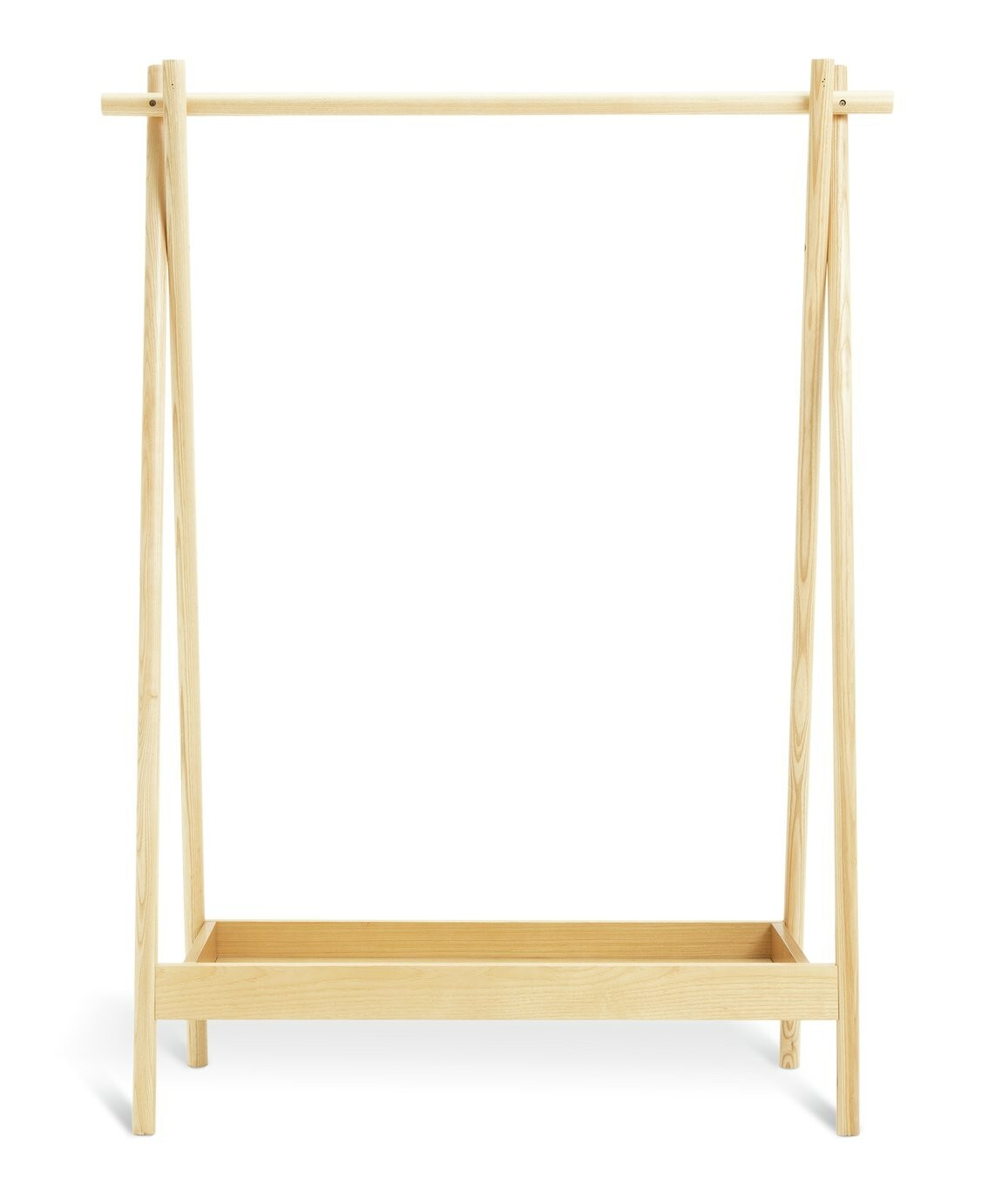 Habitat Akari Wooden Clothes Rail - Wood  | Freestanding Wardrobe Rack Bedroom