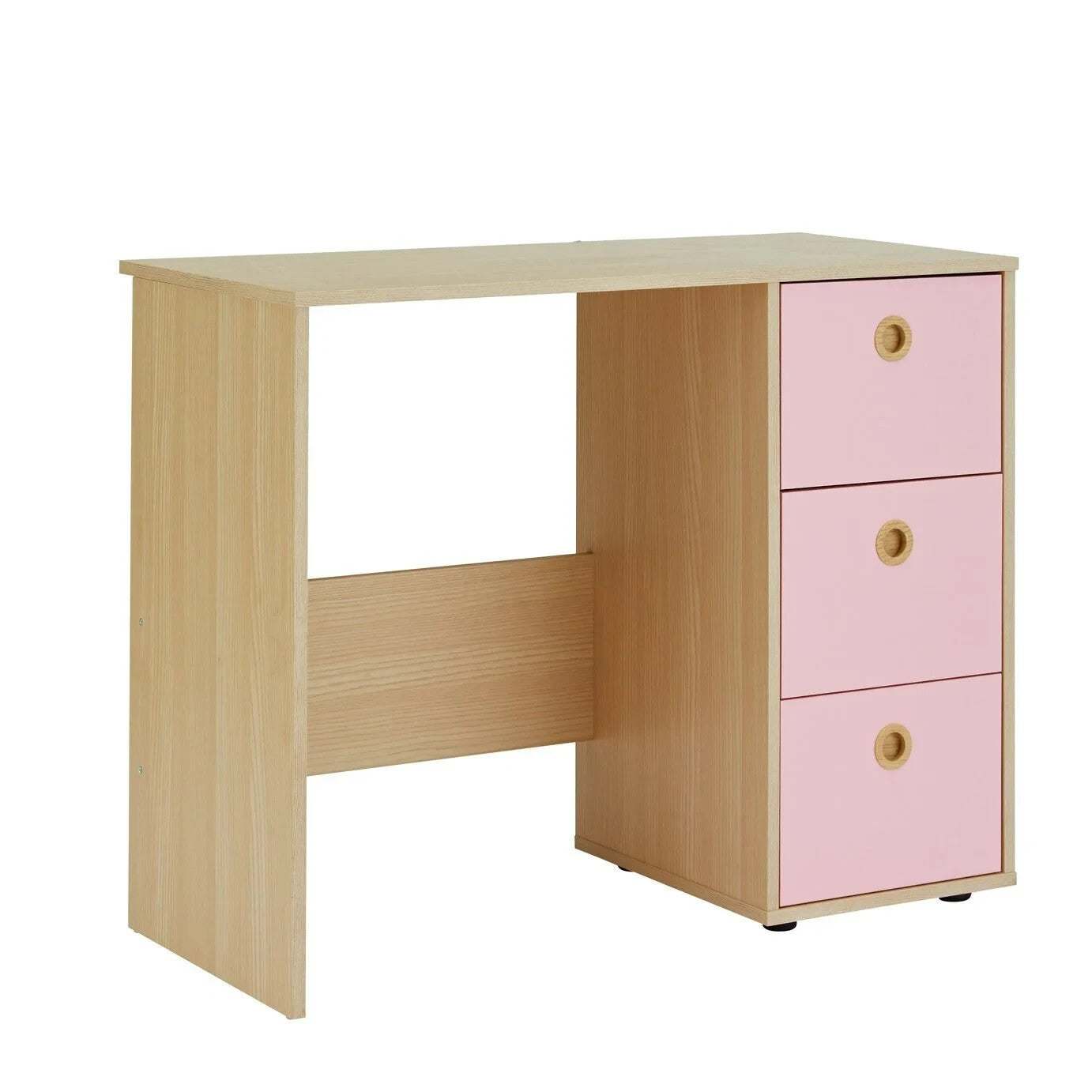 Habitat Camden 3 Drawers Desk - Pink