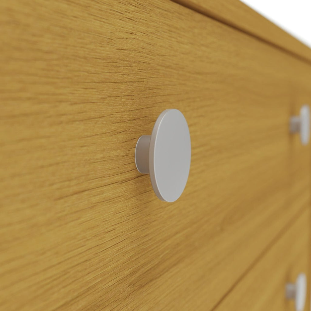 Seville 2 Piece 1 Door Wardrobe Set - Oak