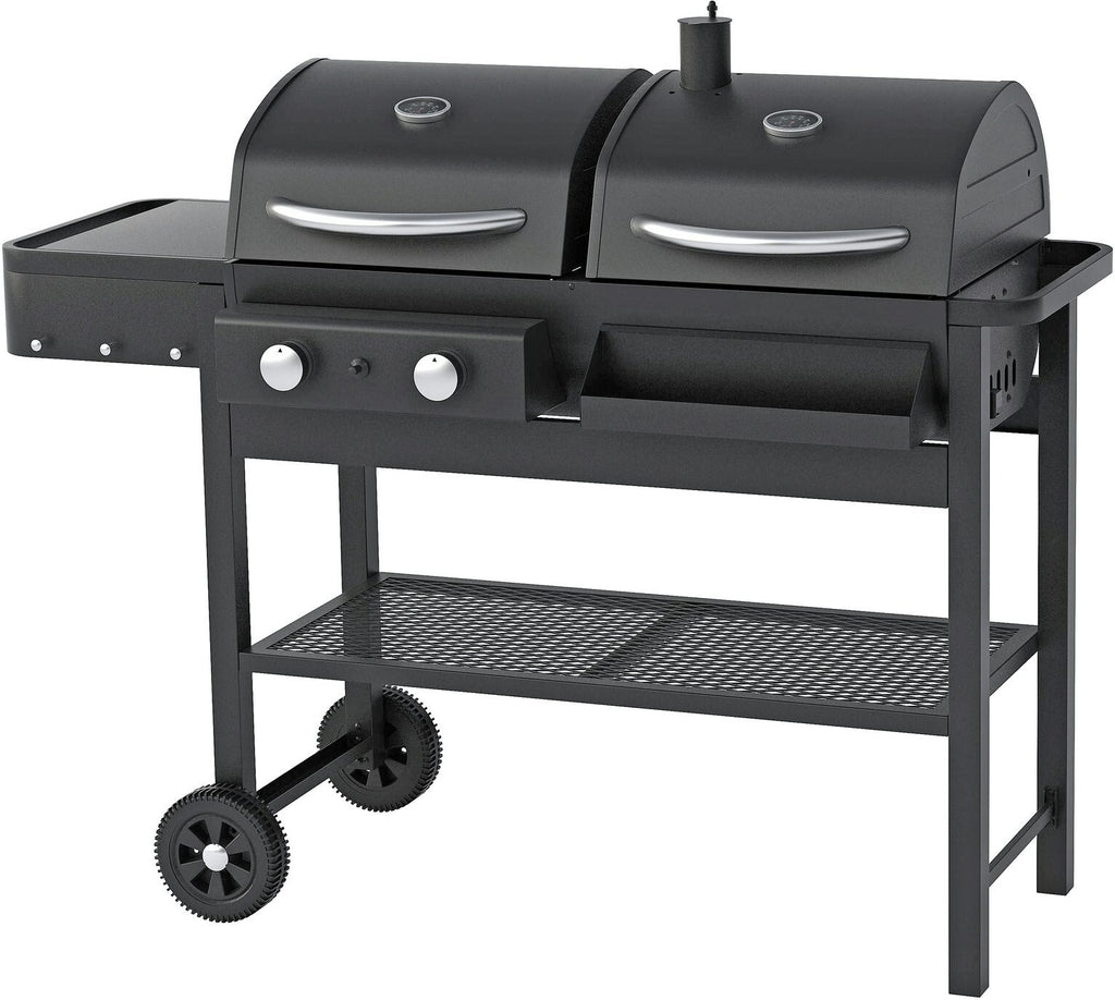 2 Burner Gas And Charcoal BBQ