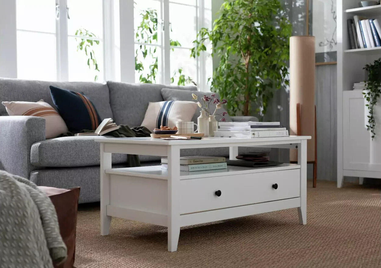 Habitat Minato 1 Drawer Coffee Table - White