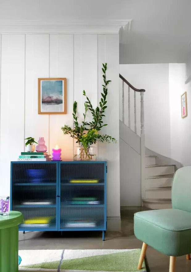 Habitat Morillo 2 Door Sideboard - Blue