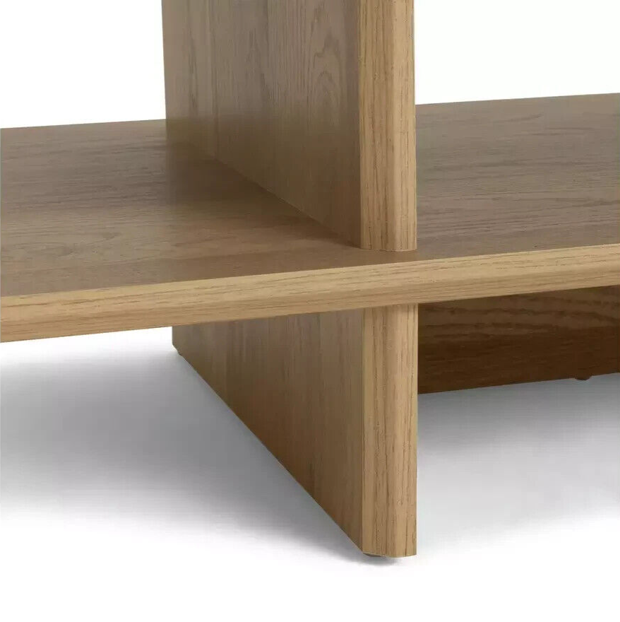 Raymond TV Unit Oak | Modern Entertainment Stand Living Room TV Media Storage