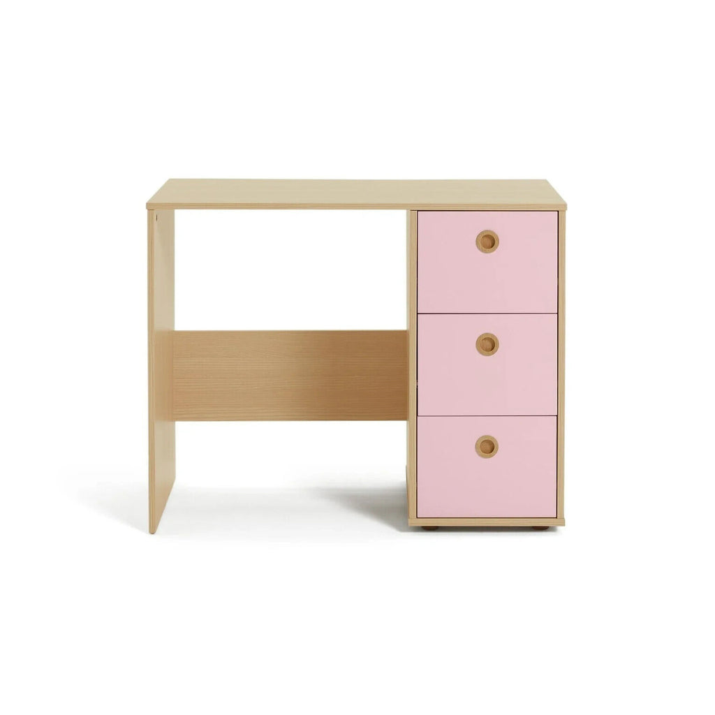 Habitat Camden 3 Drawers Desk - Pink