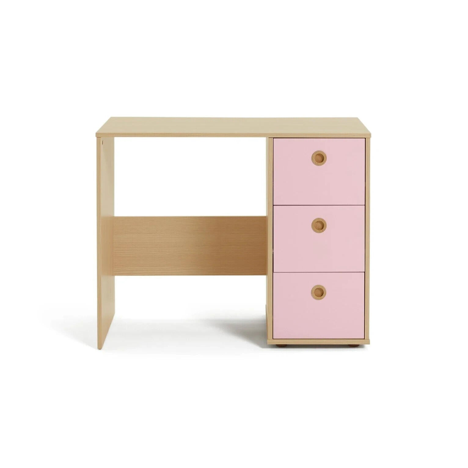 Habitat Camden 3 Drawers Desk - Pink