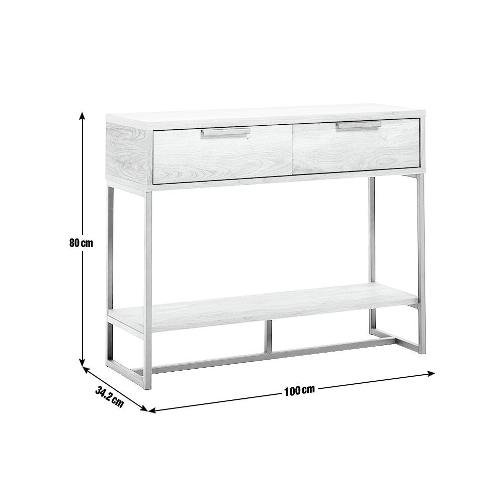 Habitat Nomad Console Table - Oak