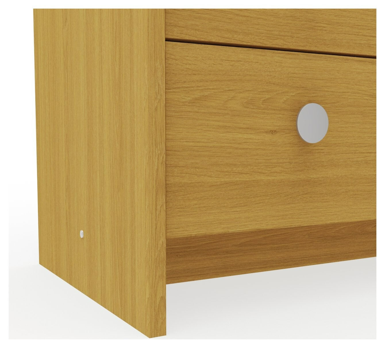 Seville 2 Piece 1 Door Wardrobe Set - Oak