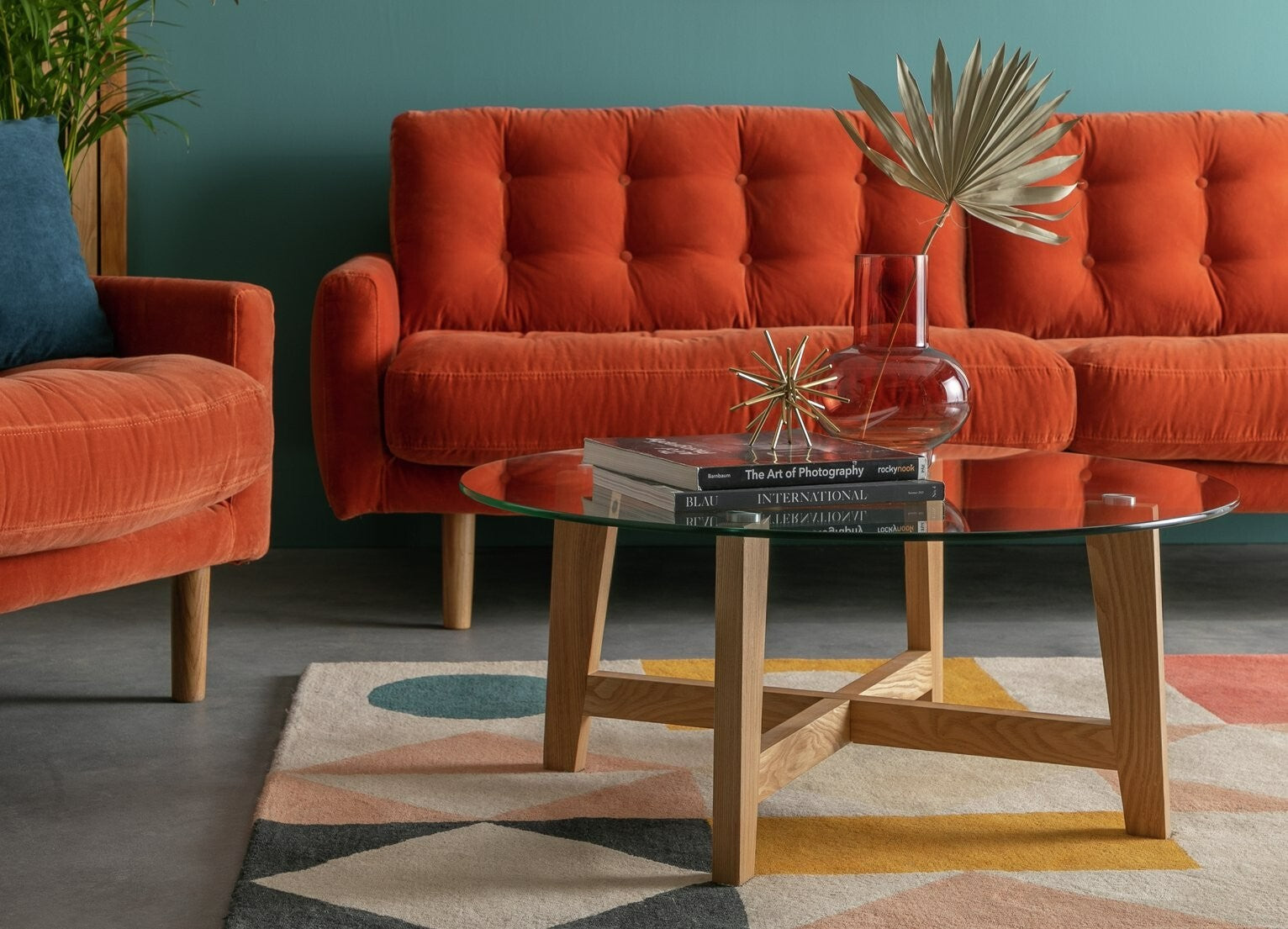 Habitat Zela Round Coffee Table - Oak