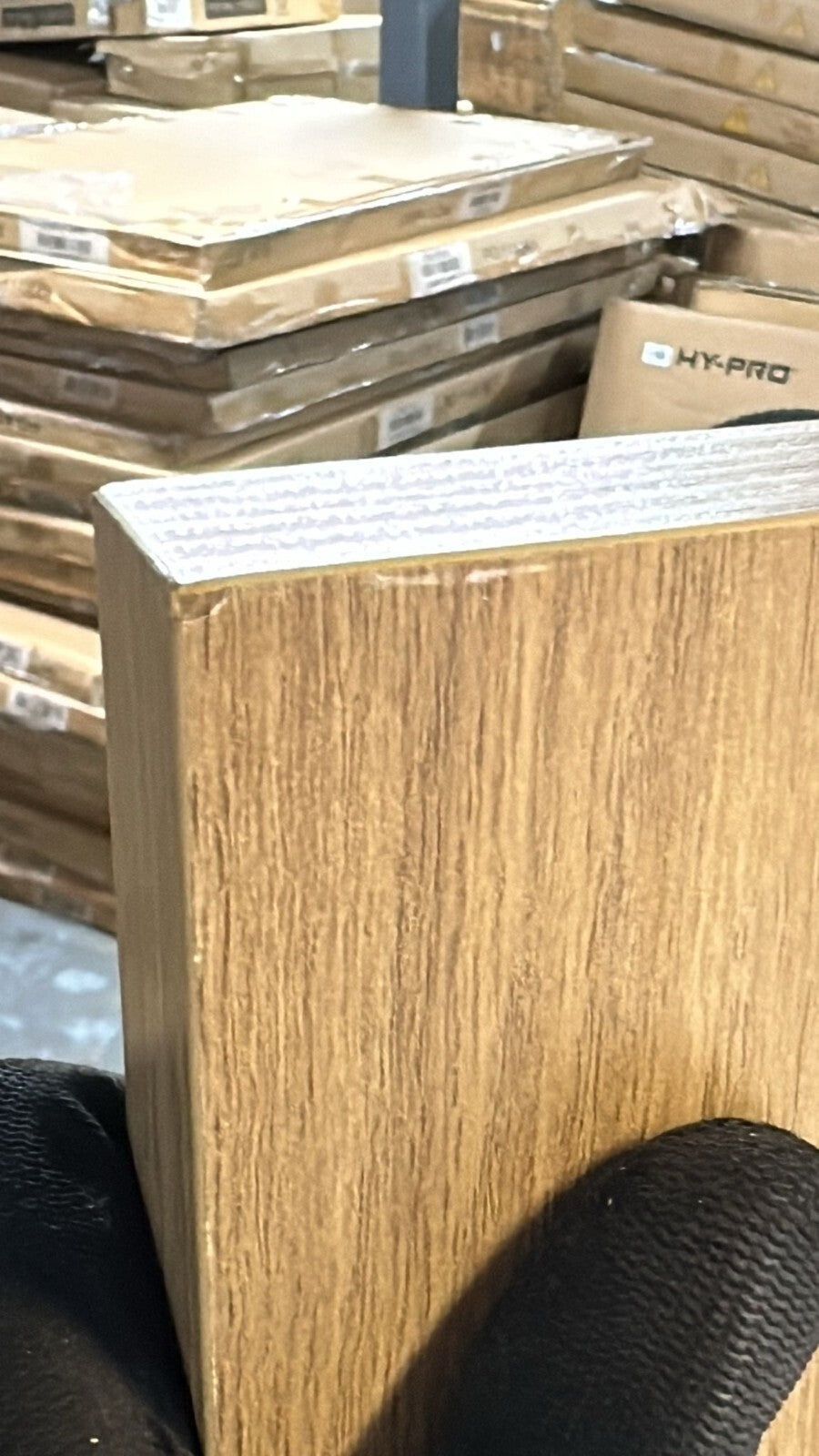 Modular 1 Drawer Gaming Desk - Oak Effect & Black ( B Grade 37398-37395- 37392 )