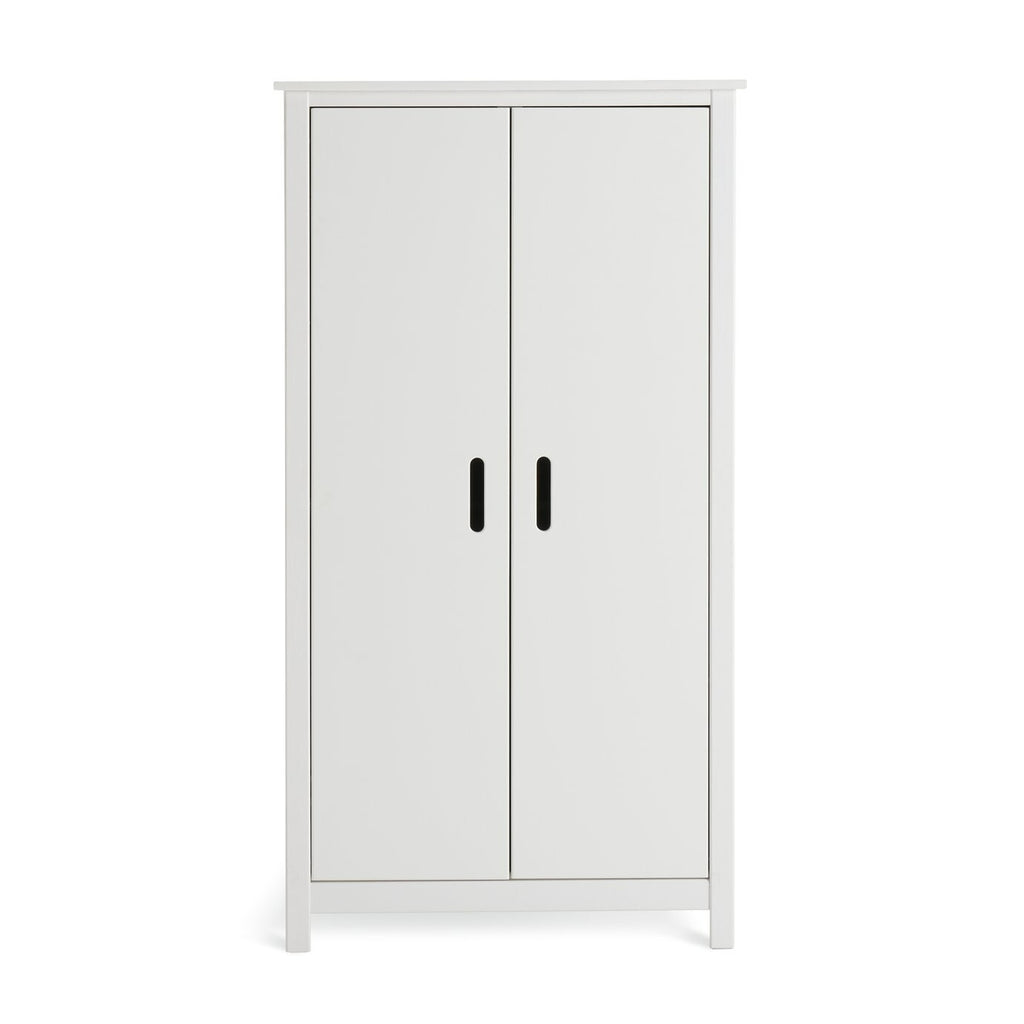 Kids Ronnie Short 2 Door Wardrobe - White