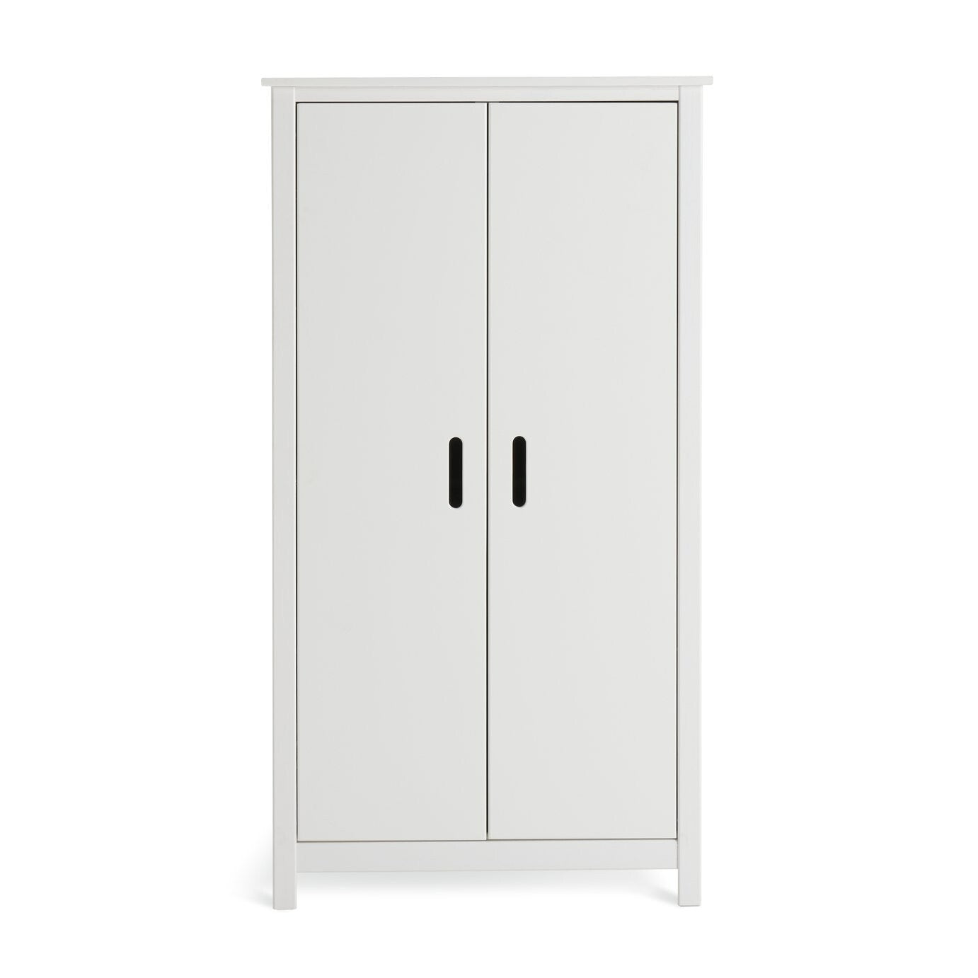 Kids Ronnie Short 2 Door Wardrobe - White