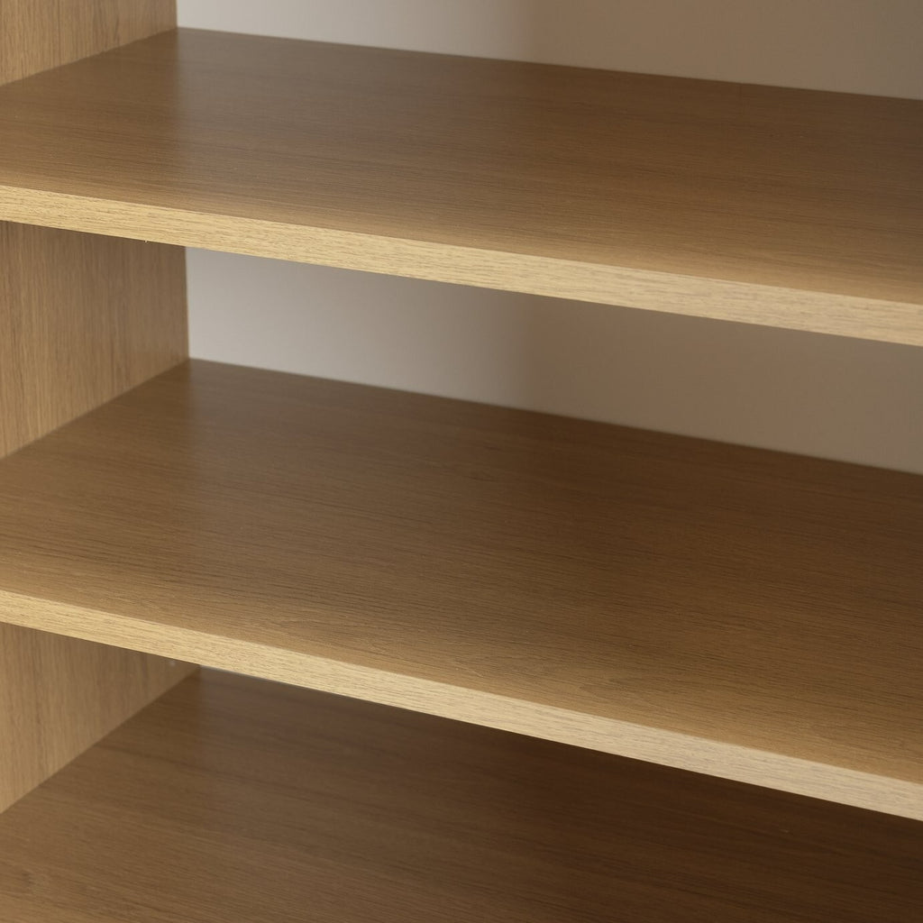 Seville 2 Door Shoe Storage Cabinet - Oak